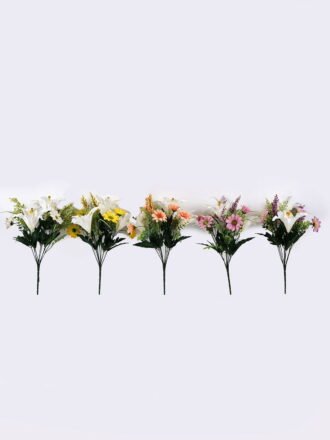 Artificial Flower 30*30*44cm Orchid chrysanthemum phoenix-tail fern *9 bush GS-61525017-RST-Z1 2025Oct 3,000+ sqm showroom with thousands of artificial flowers, plants & trees ready for global sourcing.