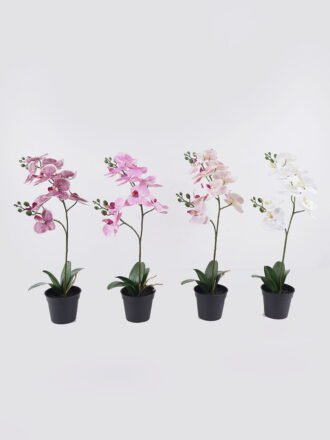Artificial Flower 30*27*58cm Orchid in PP pot GS-03325048-P2 2025SEP 3,000+ sqm showroom with thousands of artificial flowers, plants & trees ready for global sourcing.