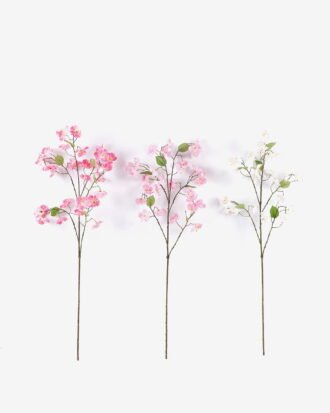 Artificial Flower 25*25*85cm Peach blossom single stem GS-53625006CT 2025Oct YeahFlower is one of Chinese leading OEM manufacturers and exporters , supplying the silk flowers, wholesale artificial trees