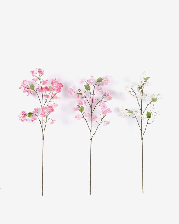 Artificial Flower 25*25*85cm Peach blossom single stem GS-53625006CT 2025Oct YeahFlower is one of Chinese leading OEM manufacturers and exporters , supplying the silk flowers, wholesale artificial trees
