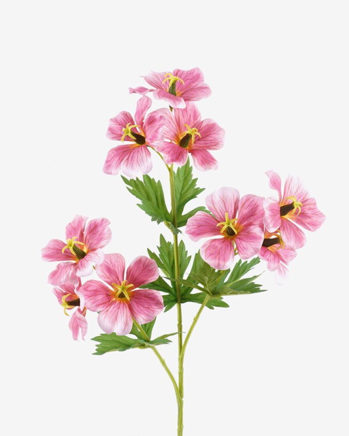 Artificial Flower 20*20*72cm Pelargonium *3 single stem GS-72525001-R1 2025Oct YeahFlower is one of Chinese leading OEM manufacturers and exporters , supplying the silk flowers, wholesale artificial trees