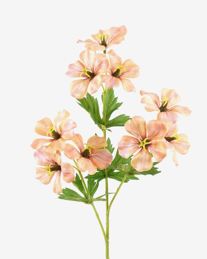 Artificial Flower 20*20*72cm Pelargonium *3 single stem GS-72525001 2025Oct YeahFlower is one of Chinese leading OEM manufacturers and exporters , supplying the silk flowers, wholesale artificial trees