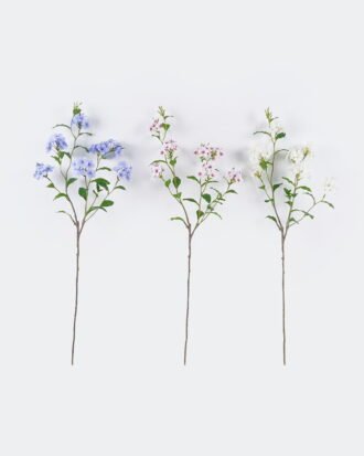 Artificial Flower 28*28*86cm Plumbago auriculata single stem GS-10625012CT 2025SEP YeahFlower is one of Chinese leading OEM manufacturers and exporters , supplying the silk flowers, wholesale artificial trees