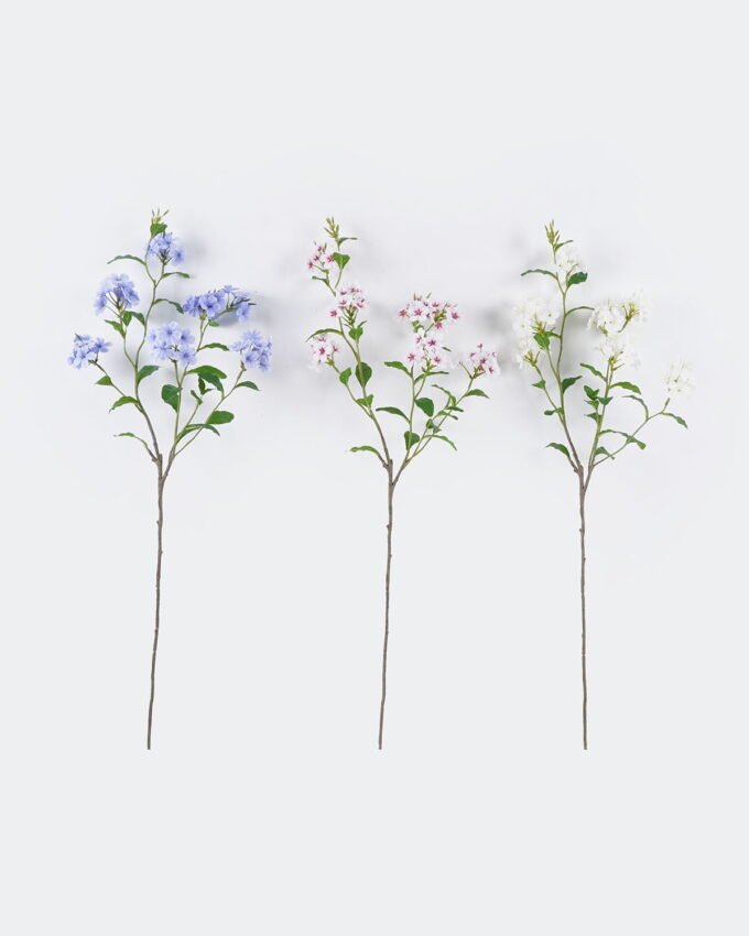 Artificial Flower 28*28*86cm Plumbago auriculata single stem GS-10625012CT 2025SEP YeahFlower is one of Chinese leading OEM manufacturers and exporters , supplying the silk flowers, wholesale artificial trees