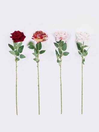 Artificial Flower 22*22*33cm Rose *7 bush GS-74225008-RST-W1 2025Oct 3,000+ sqm showroom with thousands of artificial flowers, plants & trees ready for global sourcing.