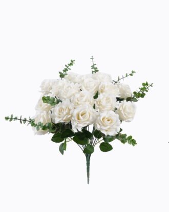 Artificial Flower ROSE *18 bush GS-36623060-W1 2025Oct YeahFlower is one of Chinese leading OEM manufacturers and exporters , supplying the silk flowers, wholesale artificial trees
