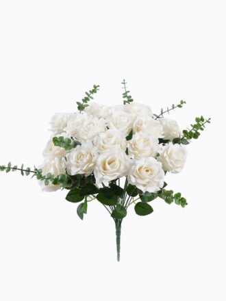 Artificial Flower ROSE *18 bush GS-36623060-Y1 2025Oct 3,000+ sqm showroom with thousands of artificial flowers, plants & trees ready for global sourcing.