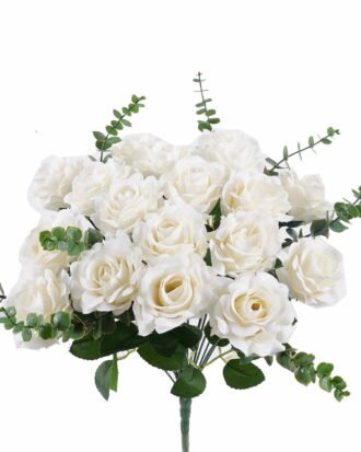 Artificial Flower ROSE *18 bush GS-36623060-W1 2025Oct YeahFlower is one of Chinese leading OEM manufacturers and exporters , supplying the silk flowers, wholesale artificial trees