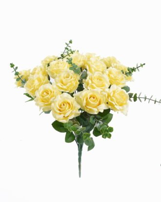 Artificial Flower ROSE *18 bush GS-36623060-Y1 2025Oct YeahFlower is one of Chinese leading OEM manufacturers and exporters , supplying the silk flowers, wholesale artificial trees
