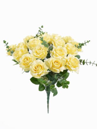 Artificial Flower ROSE *18 bush GS-36623060-W1 2025Oct 3,000+ sqm showroom with thousands of artificial flowers, plants & trees ready for global sourcing.