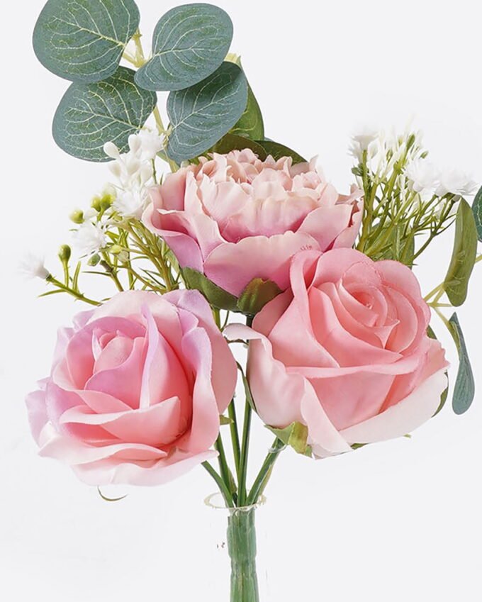 Artificial Flower 17*17*27cm Rose *6 bush GS-16825022 2025SEP YeahFlower is one of Chinese leading OEM manufacturers and exporters , supplying the silk flowers, wholesale artificial trees