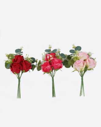 Artificial Flower 17*17*27cm Rose Babysbreath *6 bush GS-16825029 2025SEP YeahFlower is one of Chinese leading OEM manufacturers and exporters , supplying the silk flowers, wholesale artificial trees