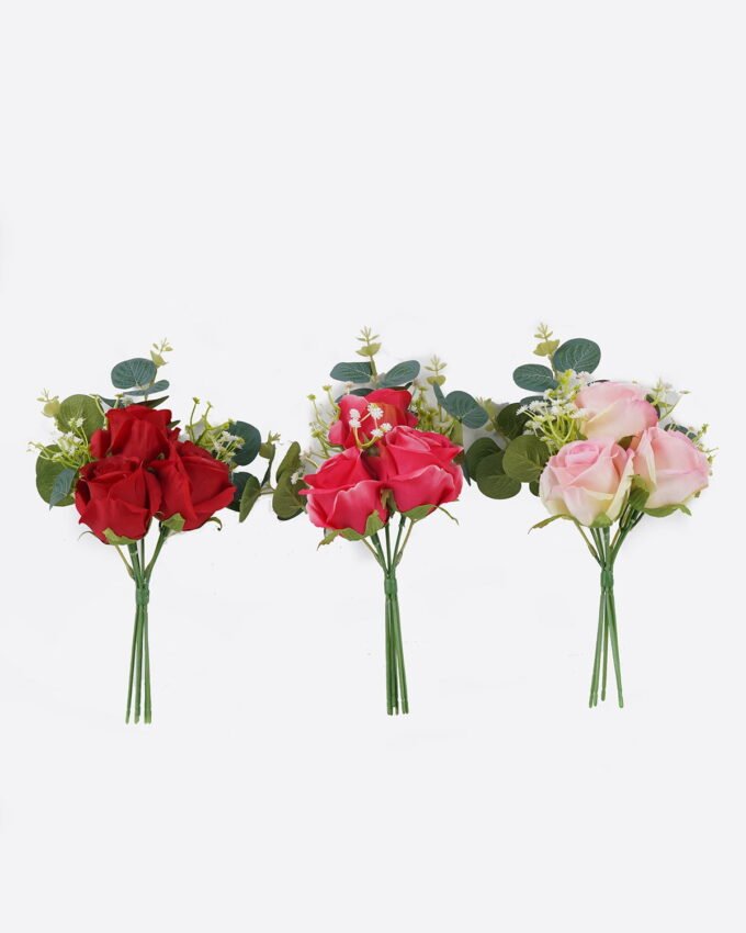 Artificial Flower 17*17*27cm Rose Babysbreath *6 bush GS-16825029 2025SEP YeahFlower is one of Chinese leading OEM manufacturers and exporters , supplying the silk flowers, wholesale artificial trees