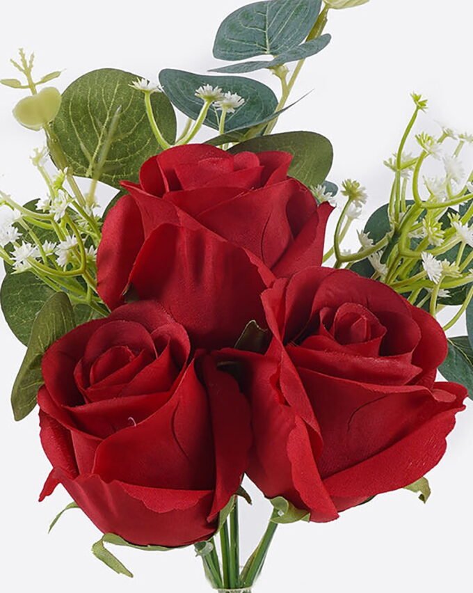 Artificial Flower 17*17*27cm Rose Babysbreath *6 bush GS-16825029 2025SEP YeahFlower is one of Chinese leading OEM manufacturers and exporters , supplying the silk flowers, wholesale artificial trees