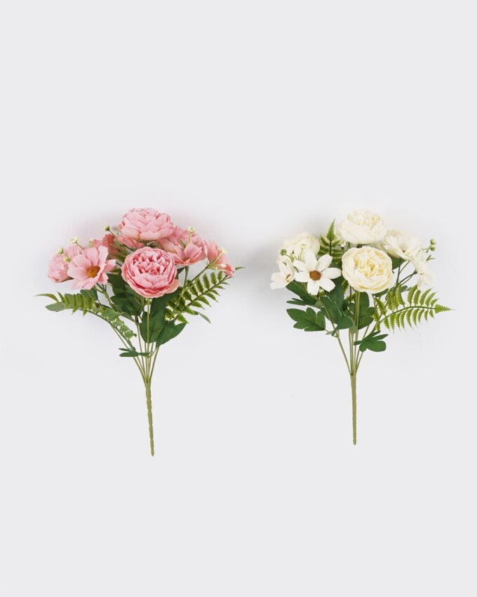 Artificial Flower 20*20*33cm Rose Chrysanthemum *7 bush GS-74225015-RST 2025Oct YeahFlower is one of Chinese leading OEM manufacturers and exporters , supplying the silk flowers, wholesale artificial trees