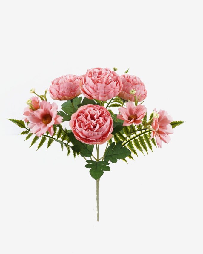 Artificial Flower 20*20*33cm Rose Chrysanthemum *7 bush GS-74225015-RST 2025Oct YeahFlower is one of Chinese leading OEM manufacturers and exporters , supplying the silk flowers, wholesale artificial trees