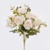 Artificial Flower 21*21*52cm  Rose autumn *11  bush GS-46525002-W1 2025Oct YeahFlower is one of Chinese leading OEM manufacturers and exporters , supplying the silk flowers, wholesale artificial trees