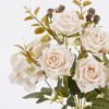 Artificial Flower 21*21*52cm  Rose autumn *11  bush GS-46525002-W1 2025Oct YeahFlower is one of Chinese leading OEM manufacturers and exporters , supplying the silk flowers, wholesale artificial trees