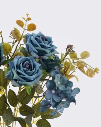 Artificial Flower 21*21*52cm  Rose autumn *11  bush GS-46525002 2025Oct YeahFlower is one of Chinese leading OEM manufacturers and exporters , supplying the silk flowers, wholesale artificial trees