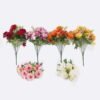 Artificial Flower 21*21*49cm  Rose spring *11  bush GS-46525001 2025Oct 3,000+ sqm showroom with thousands of artificial flowers, plants & trees ready for global sourcing.