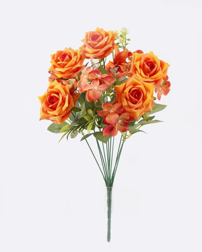 Artificial Flower 21*21*49cm  Rose spring *11  bush GS-46525001 2025Oct 3,000+ sqm showroom with thousands of artificial flowers, plants & trees ready for global sourcing.