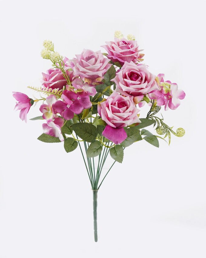 Artificial Flower 21*21*49cm  Rose spring *11  bush GS-46525001 2025Oct 3,000+ sqm showroom with thousands of artificial flowers, plants & trees ready for global sourcing.