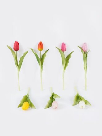 Artificial Flower 8*8*30cm Tulip single stem GS-31325007CT-P2 2025Oct 3,000+ sqm showroom with thousands of artificial flowers, plants & trees ready for global sourcing.