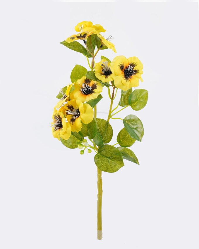Artificial Flower 14*14*40cm Viola tricolor single stem GS-64925012 2025Oct YeahFlower is one of Chinese leading OEM manufacturers and exporters , supplying the silk flowers, wholesale artificial trees