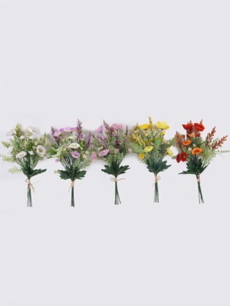 Artificial Flower 19*19*33cm Flower *5 bundle GS-61525019-RST-W1 2025Oct 3,000+ sqm showroom with thousands of artificial flowers, plants & trees ready for global sourcing.