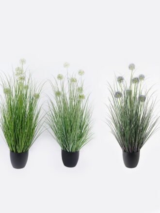 Artificial Grass 100*100*122cm Allium sphaerocephalum*13 in pp pot GS-61925019-B1 2025Oct 3,000+ sqm showroom with thousands of artificial flowers, plants & trees ready for global sourcing.