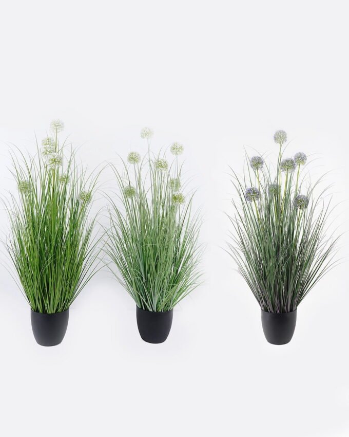 Artificial Grass 70*70*105cm Allium sphaerocephalum *7 in pp pot GS-61925023 2025Oct YeahFlower is one of Chinese leading OEM manufacturers and exporters , supplying the silk flowers, wholesale artificial trees