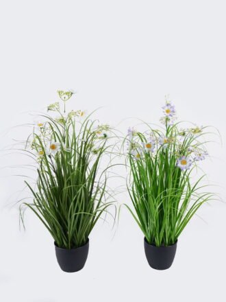 Artificial Grass 35*35*85cm Grass *7 in PP pot GS-61925037PET-RST 2025Oct 3,000+ sqm showroom with thousands of artificial flowers, plants & trees ready for global sourcing.