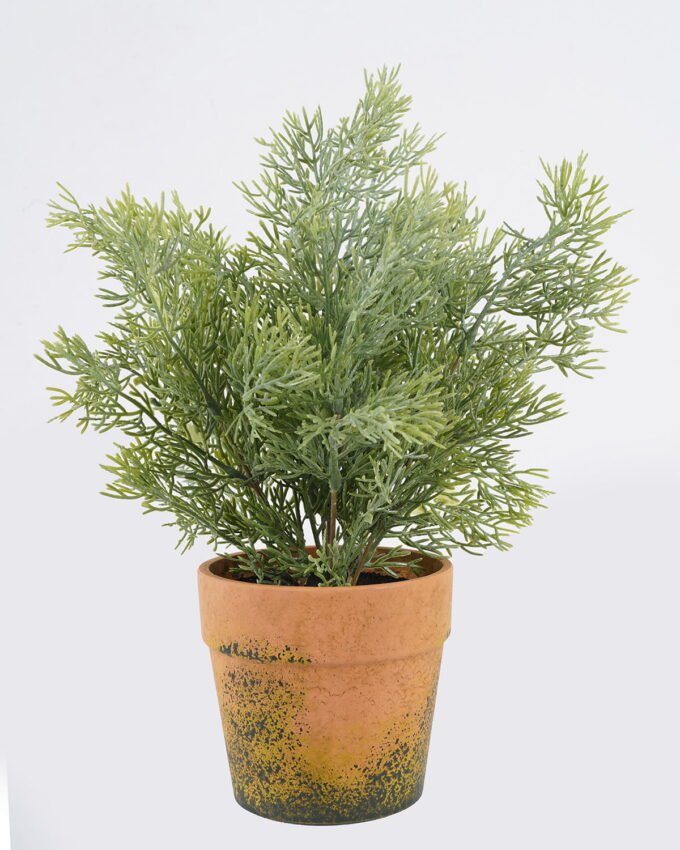 Artificial Table Plants 33*33*48cm  Cypress in Paper pot-L GS-03325064 2025SEP YeahFlower is one of Chinese leading OEM manufacturers and exporters , supplying the silk flowers, wholesale artificial trees