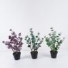 Artificial Table Plants 30*30*60cm Eucalypts in pp pot GS-15425014CT 2025SEP YeahFlower is one of Chinese leading OEM manufacturers and exporters , supplying the silk flowers, wholesale artificial trees