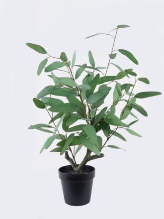 Artificial Table Plants 30*30*60cm Eucalypts in pp pot GS-15425014CT 2025SEP 3,000+ sqm showroom with thousands of artificial flowers, plants & trees ready for global sourcing.