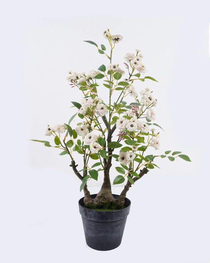 Artificial Table Plants 30*30*60cm Rose in pp pot GS-15425016CT 2025SEP YeahFlower is one of Chinese leading OEM manufacturers and exporters , supplying the silk flowers, wholesale artificial trees
