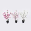 Artificial Table Plants 33*33*60cm Sakura in pp pot GS-15425015CT 2025SEP YeahFlower is one of Chinese leading OEM manufacturers and exporters , supplying the silk flowers, wholesale artificial trees
