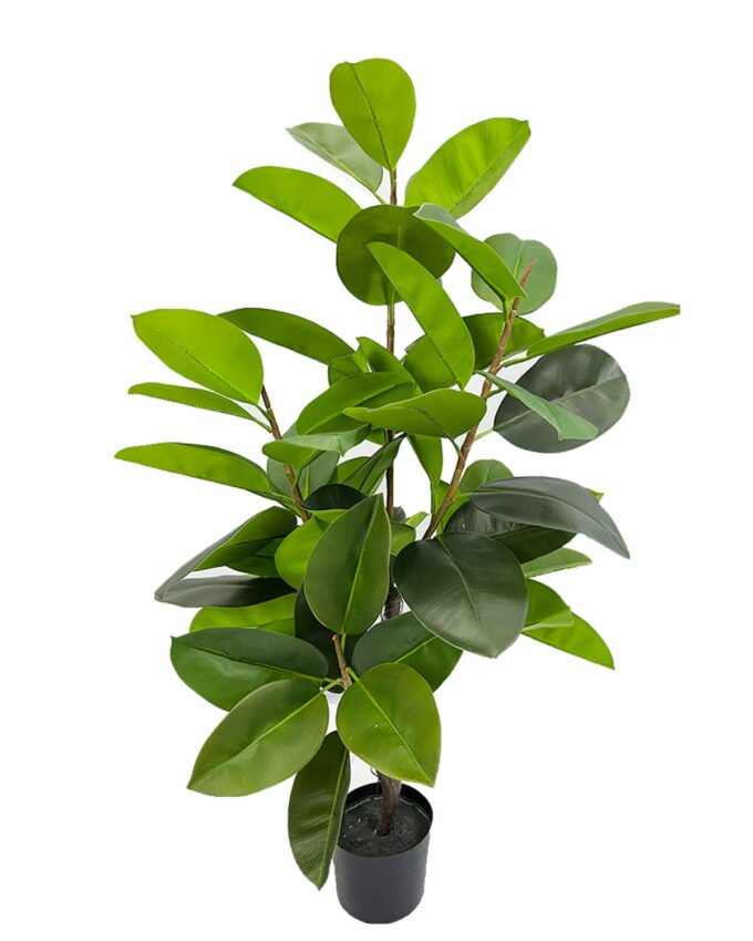 Artificial Tree 130cm Rubber tree in PP Pot GS-51125016CT 2025Oct YeahFlower is one of Chinese leading OEM manufacturers and exporters , supplying the silk flowers, wholesale artificial trees