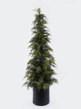 Artificial Tree 50*50*155cm Cypress tree in PP pot GS-10625001CT 2025SEP 3,000+ sqm showroom with thousands of artificial flowers, plants & trees ready for global sourcing.