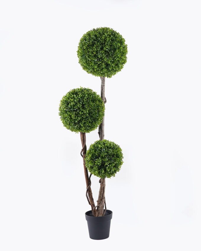 Artificial Tree 50*50*150cm Tree*3 in PP pot/Real tree trunk GS-80125001 2025Oct YeahFlower is one of Chinese leading OEM manufacturers and exporters , supplying the silk flowers, wholesale artificial trees