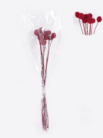 Dried Flowers 9*47CM Berry, 16pcs/bag, H:40-60cm/pc GS-56620028-K2 2025Oct 3,000+ sqm showroom with thousands of artificial flowers, plants & trees ready for global sourcing.