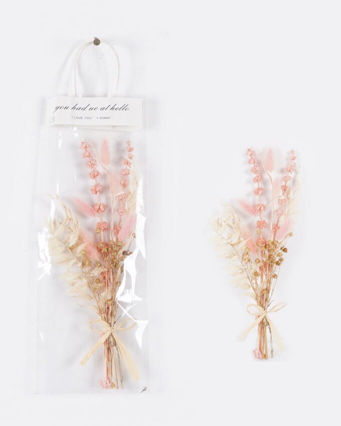 Dried Flowers 12*12*33cm Bouquet in bag bundle GS-56625008 2025Oct 3,000+ sqm showroom with thousands of artificial flowers, plants & trees ready for global sourcing.