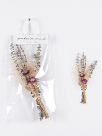 Dried Flowers 16*16*43cm Bouquet in bag bundle GS-56625011 2025Oct 3,000+ sqm showroom with thousands of artificial flowers, plants & trees ready for global sourcing.