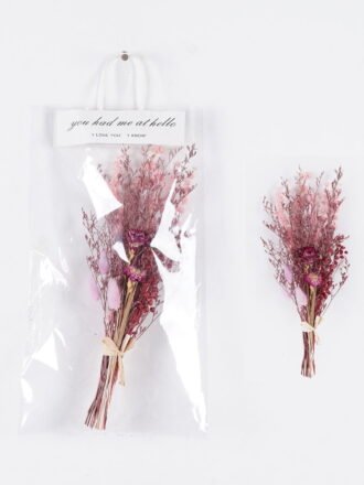Dried Flowers 16*16*43cm Bouquet in bag bundle GS-56625012 2025Oct 3,000+ sqm showroom with thousands of artificial flowers, plants & trees ready for global sourcing.