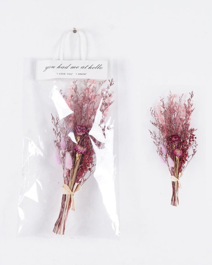 Dried Flowers 16*16*43cm Bouquet in bag bundle GS-56625011 2025Oct YeahFlower is one of Chinese leading OEM manufacturers and exporters , supplying the silk flowers, wholesale artificial trees