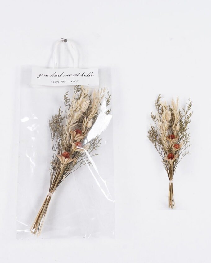 Dried Flowers 16*16*43cm Bouquet in bag bundle GS-56625012 2025Oct YeahFlower is one of Chinese leading OEM manufacturers and exporters , supplying the silk flowers, wholesale artificial trees