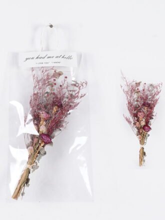 Dried Flowers 16*16*43cm Bouquet in bag bundle GS-56625014 2025Oct 3,000+ sqm showroom with thousands of artificial flowers, plants & trees ready for global sourcing.