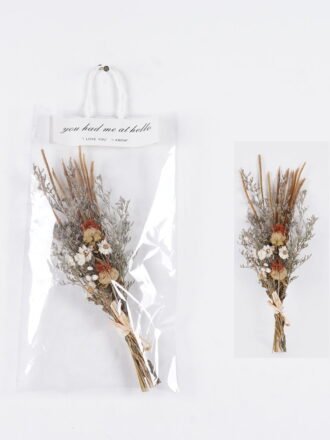 Dried Flowers 16*16*43cm Bouquet in bag bundle GS-56625015 2025Oct 3,000+ sqm showroom with thousands of artificial flowers, plants & trees ready for global sourcing.
