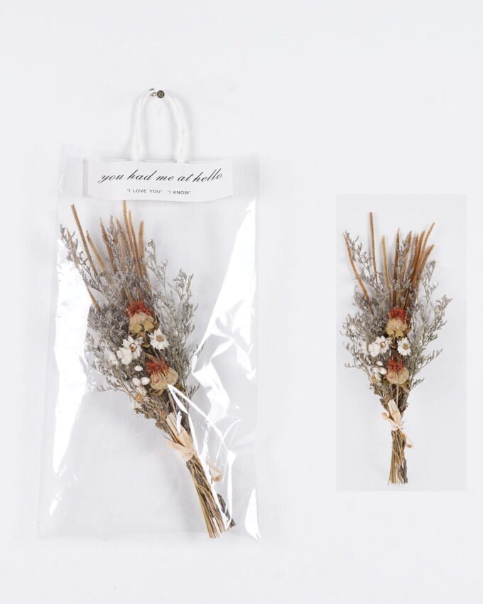 Dried Flowers 16*16*43cm Bouquet in bag bundle GS-56625014 2025Oct YeahFlower is one of Chinese leading OEM manufacturers and exporters , supplying the silk flowers, wholesale artificial trees