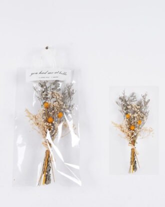 Dried Flowers 16*16*43cm Bouquet in bag bundle GS-56625015 2025Oct YeahFlower is one of Chinese leading OEM manufacturers and exporters , supplying the silk flowers, wholesale artificial trees